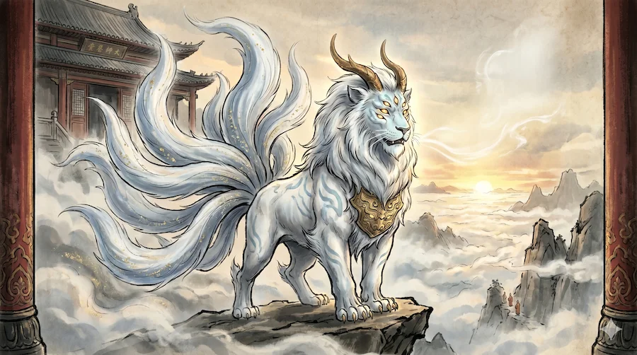 白泽：知晓天下万妖的神兽，钟馗斩鬼路上的忠诚坐骑