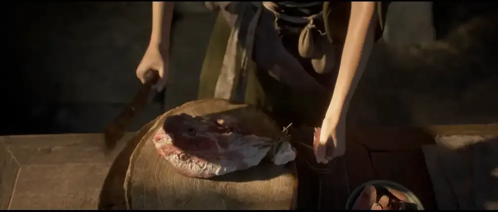 第三味食材,可能参考了《山海经》中的“视肉”？